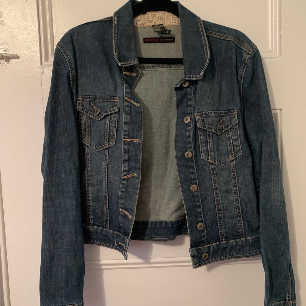 Denim jacket.